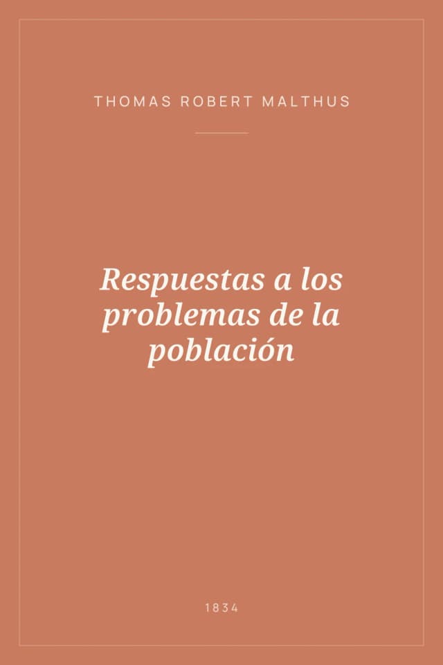 Portada de Respuestas a los problemas de la población