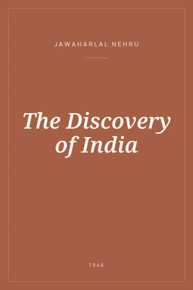 Portada de The Discovery of India