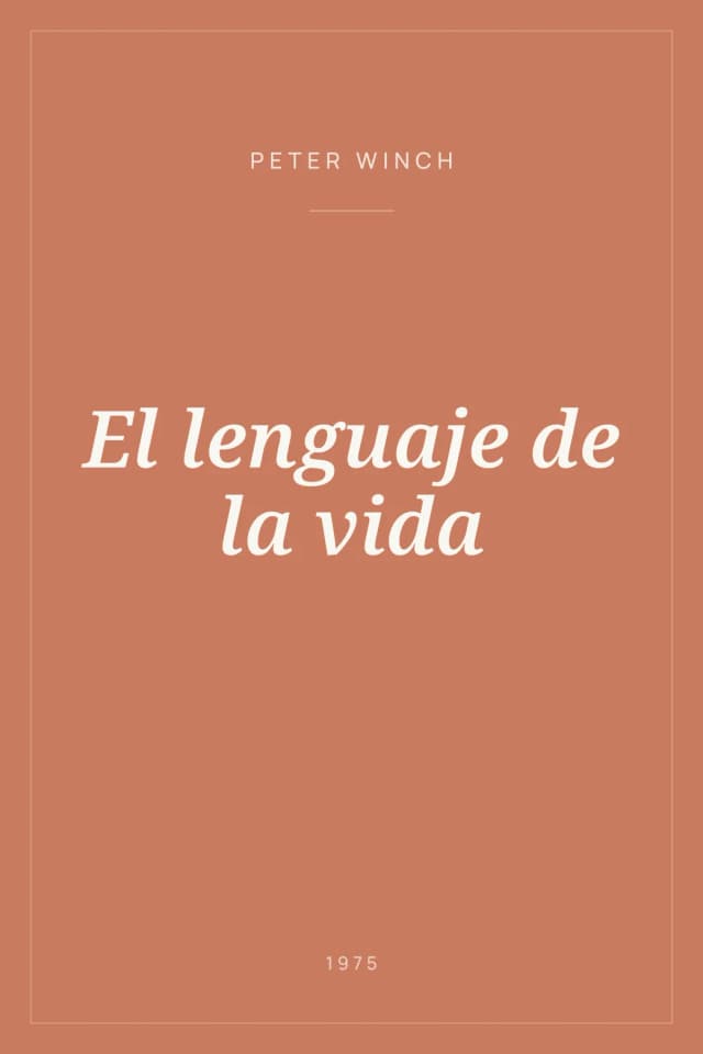 Portada de El lenguaje de la vida