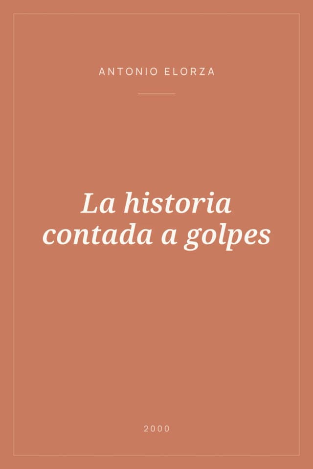 Portada de La historia contada a golpes