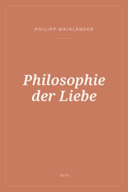 Portada de Philosophie der Liebe
