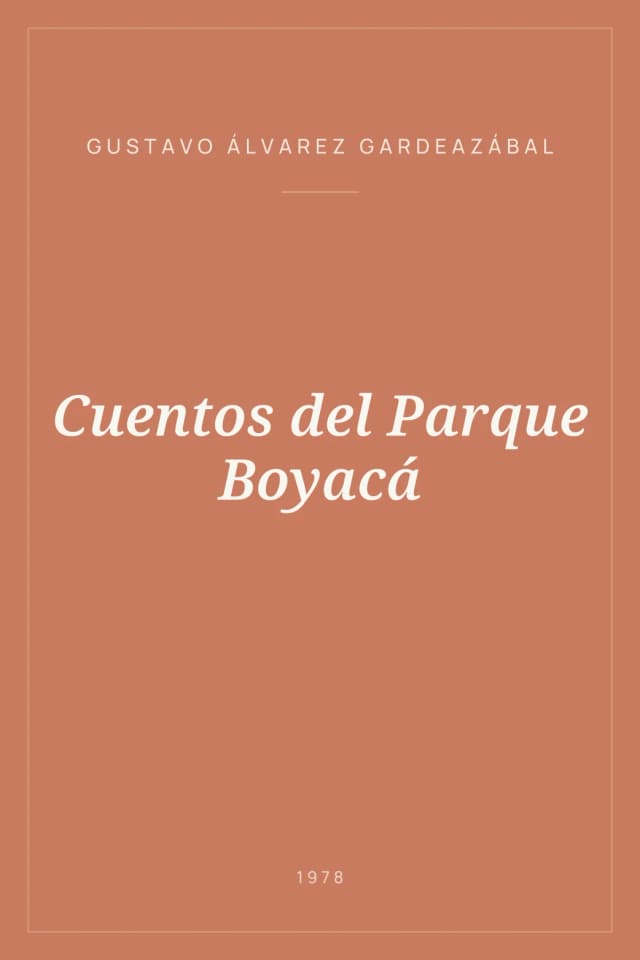 Portada de Cuentos del Parque Boyacá