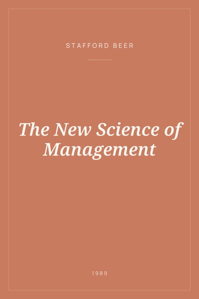 Portada de The New Science of Management