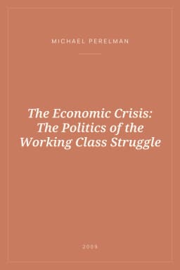 Portada de The Economic Crisis: The Politics of the Working Class Struggle