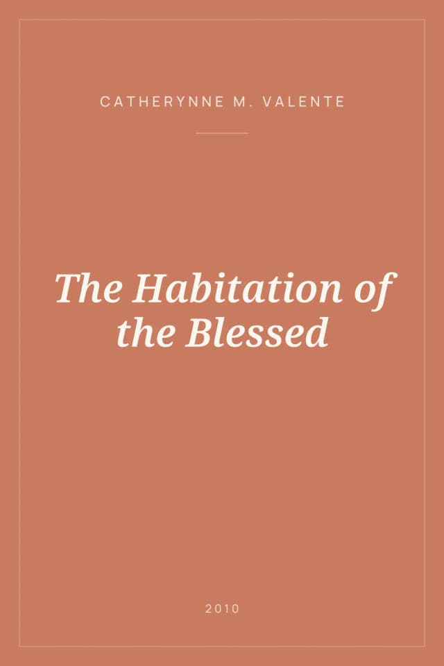 Portada de The Habitation of the Blessed