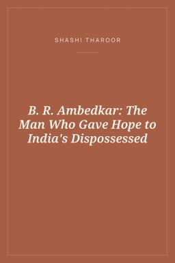 Portada de B. R. Ambedkar: The Man Who Gave Hope to India's Dispossessed