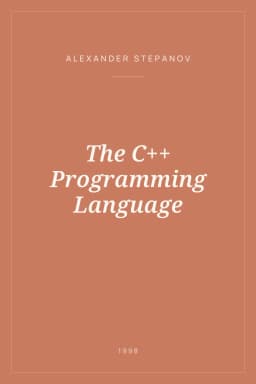 Portada de The C++ Programming Language