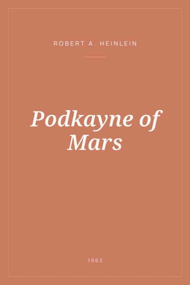 Portada de Podkayne of Mars