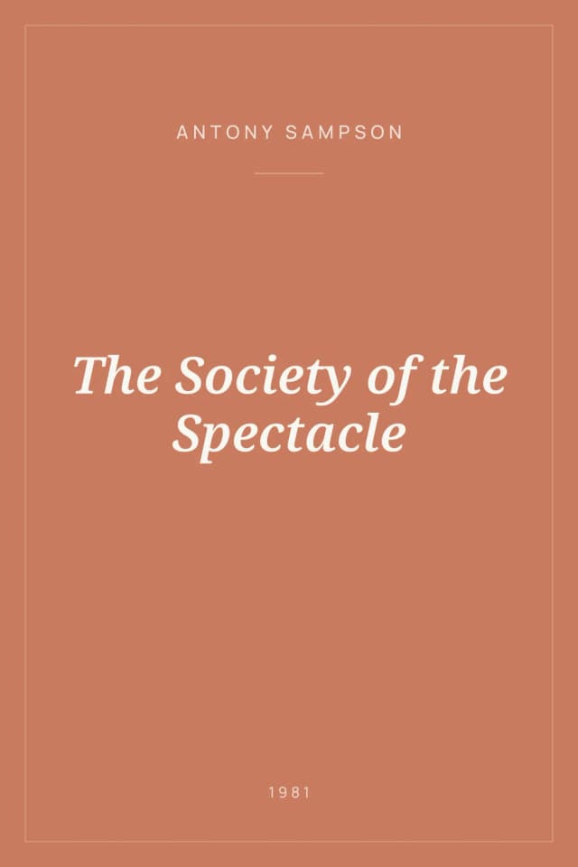 Portada de The Society of the Spectacle
