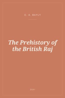 Portada de The Prehistory of the British Raj