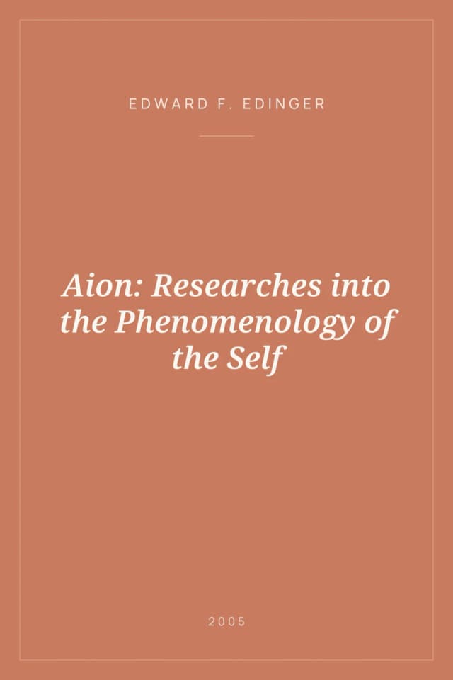 Portada de Aion: Researches into the Phenomenology of the Self