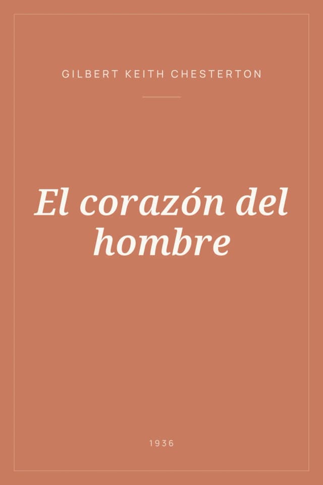Portada de El corazón del hombre