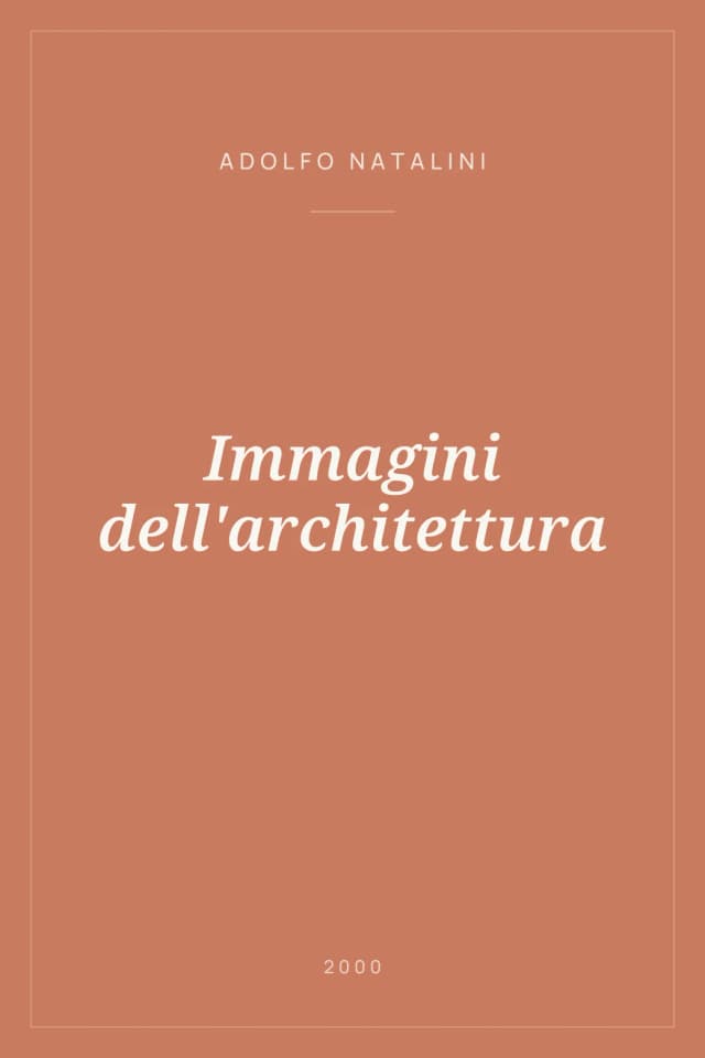 Portada de Immagini dell'architettura