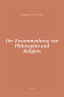 Portada de Der Zusammenhang von Philosophie und Religion