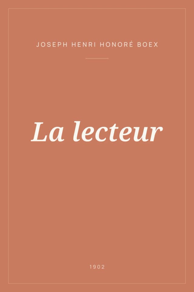 Portada de La lecteur