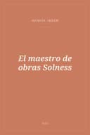 Portada de El maestro de obras Solness