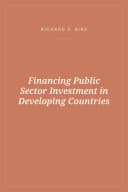 Portada de Financing Public Sector Investment in Developing Countries