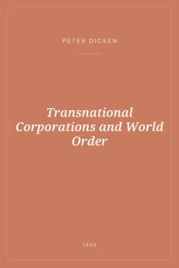 Portada de Transnational Corporations and World Order