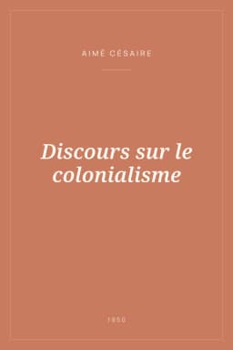 Portada de Discours sur le colonialisme