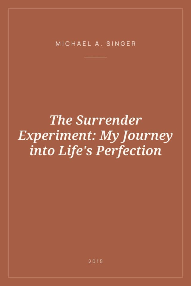 Portada de The Surrender Experiment: My Journey into Life's Perfection