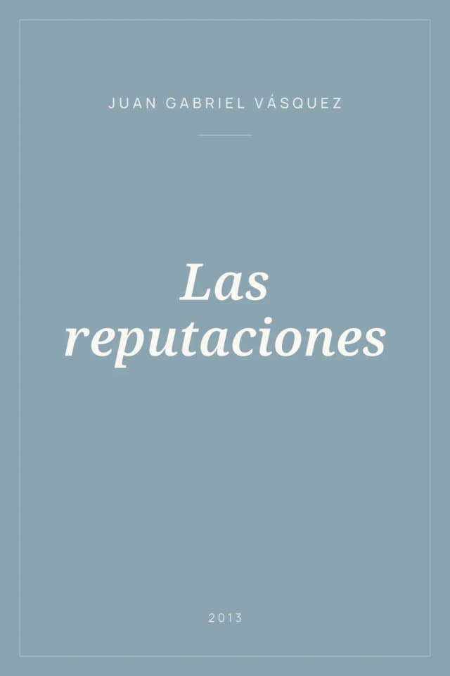 Portada de Las reputaciones