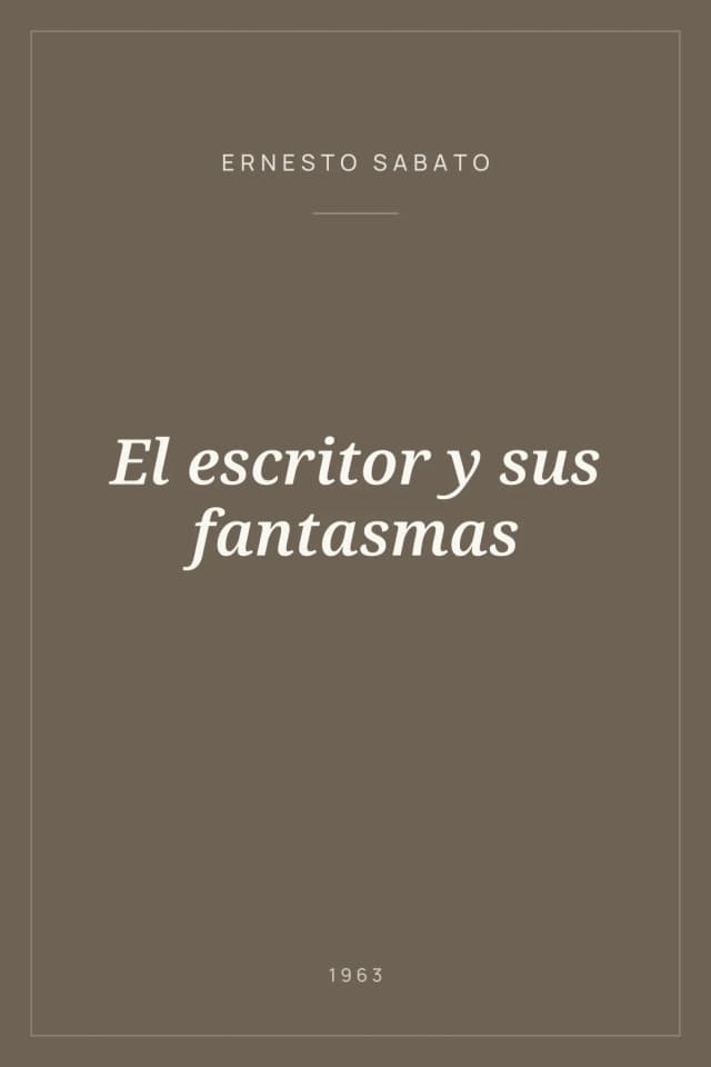 Portada de El escritor y sus fantasmas