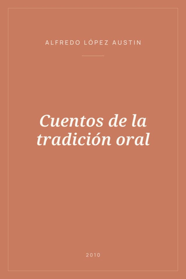 Portada de Cuentos de la tradición oral