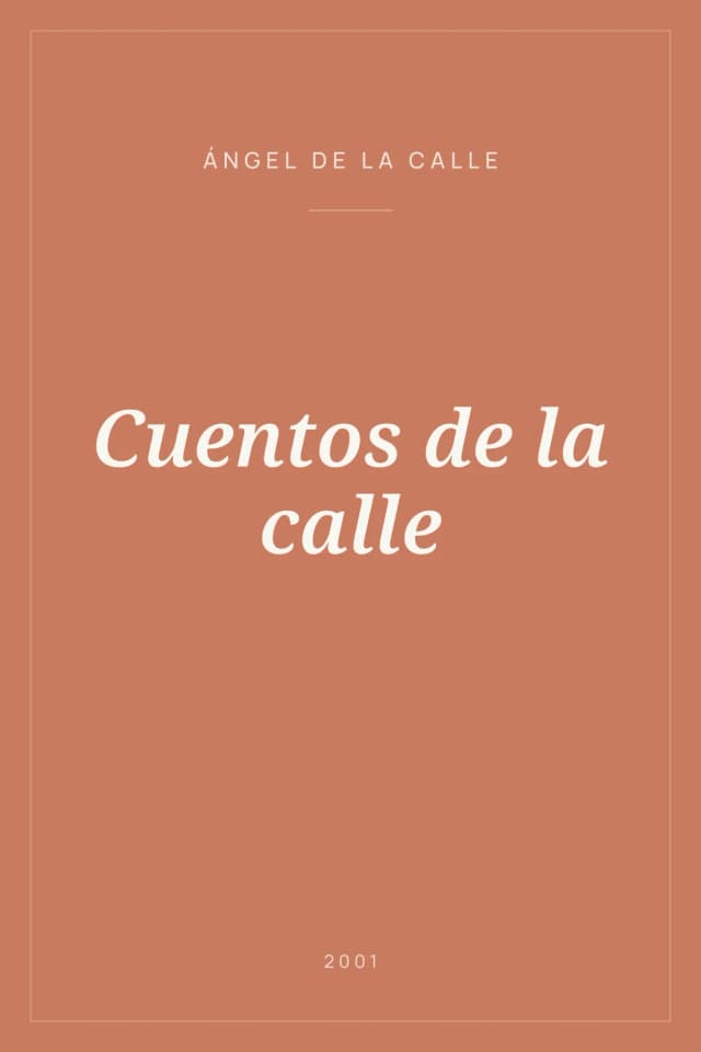 Portada de Cuentos de la calle