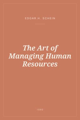 Portada de The Art of Managing Human Resources
