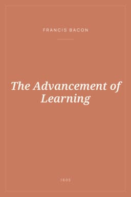 Portada de The Advancement of Learning
