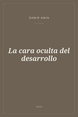 Portada de La cara oculta del desarrollo