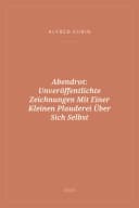 Portada de Abendrot: Unveröffentlichte Zeichnungen Mit Einer Kleinen Plauderei Über Sich Selbst
