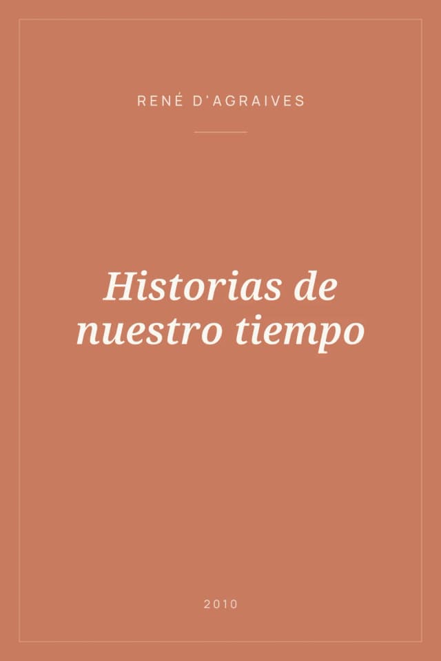 Portada de Historias de nuestro tiempo