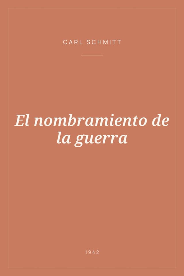Portada de El nombramiento de la guerra