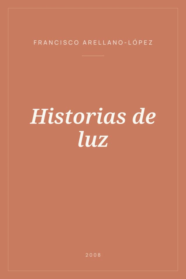 Portada de Historias de luz