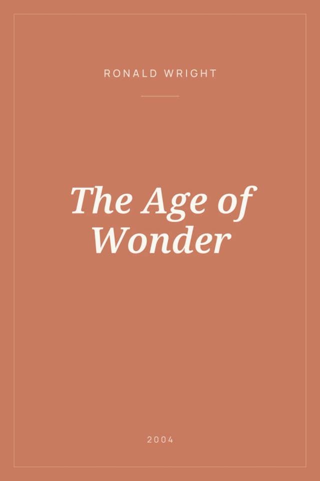 Portada de The Age of Wonder