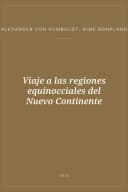 Portada de Viaje a las regiones equinocciales del Nuevo Continente