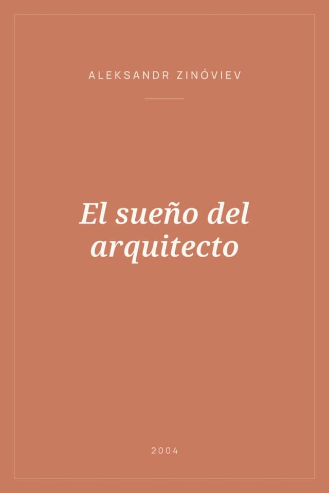 Portada de El sueño del arquitecto