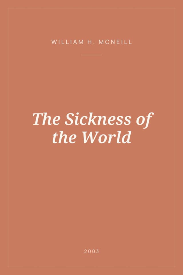Portada de The Sickness of the World