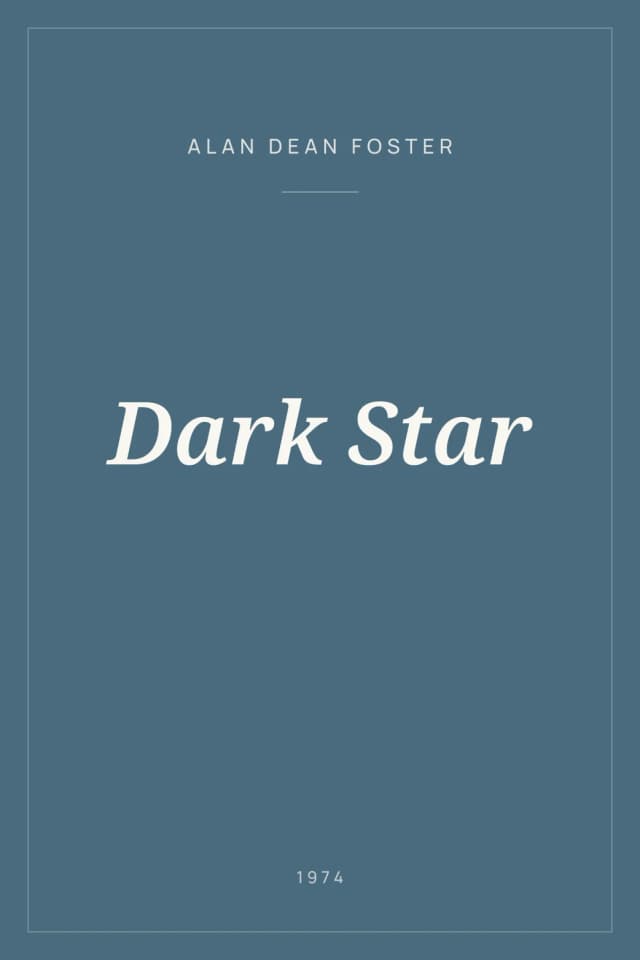 Portada de Dark Star