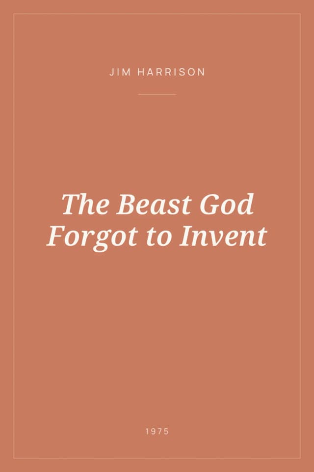 Portada de The Beast God Forgot to Invent