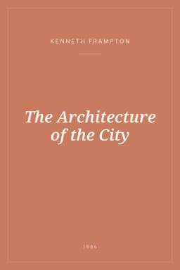 Portada de The Architecture of the City