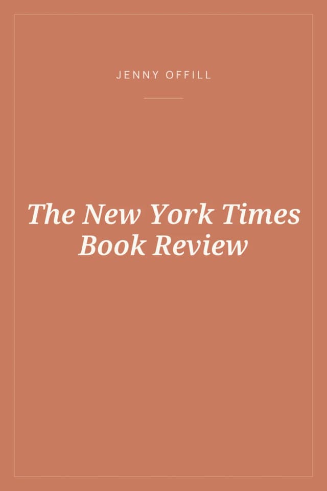 Portada de The New York Times Book Review