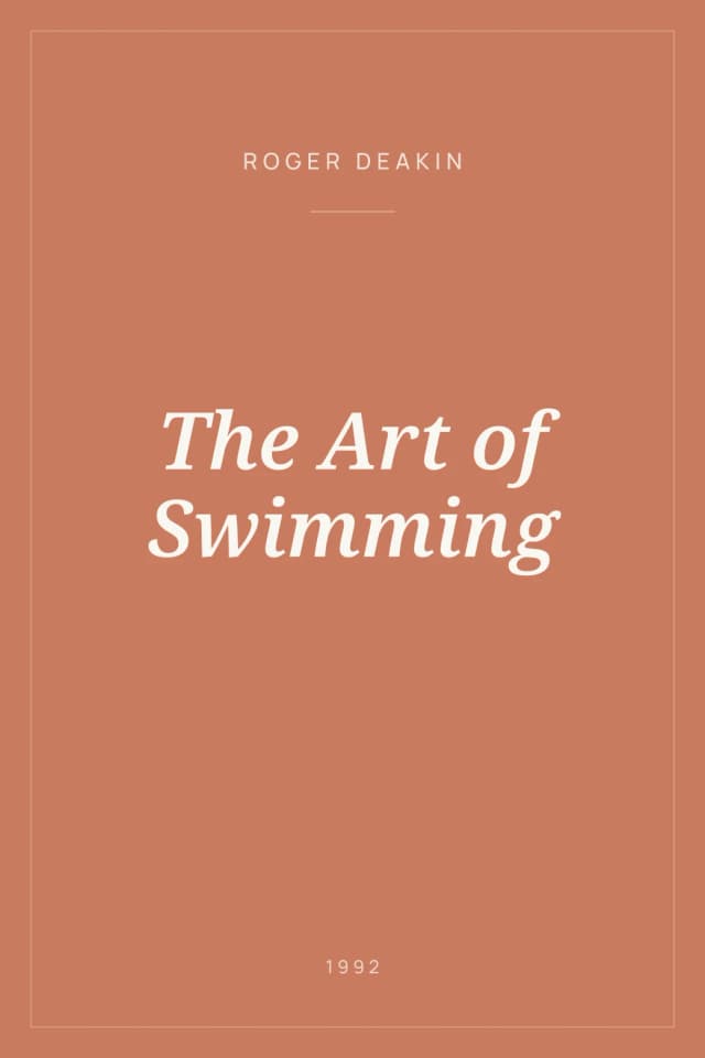 Portada de The Art of Swimming