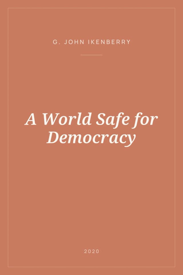Portada de A World Safe for Democracy