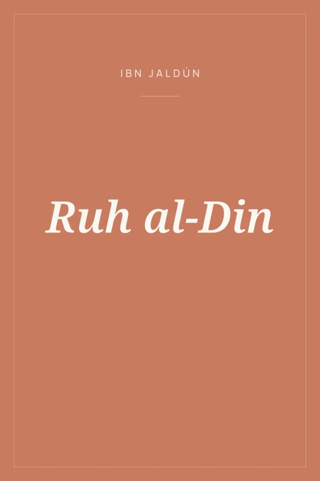 Portada de Ruh al-Din