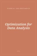 Portada de Optimization for Data Analysis