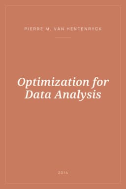 Portada de Optimization for Data Analysis