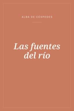 Portada de Las fuentes del río
