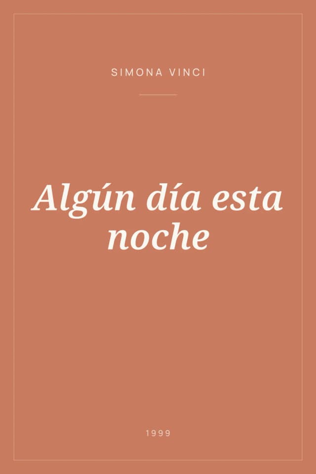 Portada de Algún día esta noche